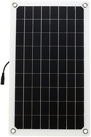 Karlak 12v 20w solarna ploča Monokristalna silikonska solarna ćelija sa dvostrukim USB automobilom r lakšim klipom za Aligator DIY kampiranje prijenosni energetski solarni Panel kompatibilan za brodski brod