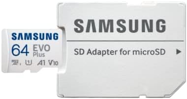 Samsung Evo Plus 64GB Micro SDXC klasa memorijske kartice 10 radi sa Android Galaxy mobilnim telefonima A10e, A10S, A30S, A50s, A90