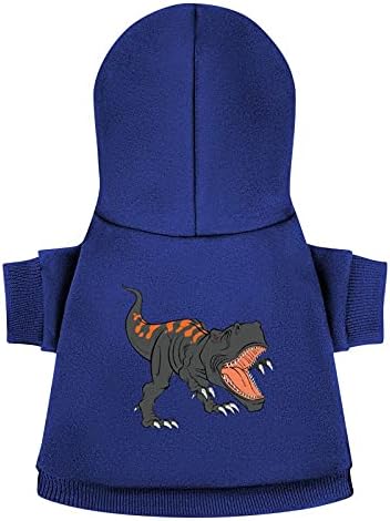 FunnyStar The Fierce Dinosaur tiskani psi s kapuljačom sa kapuljačom kombinezon mačja pulover kućni ljubimac odeća slatka