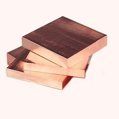 Z Kreirajte dizajn mesing ploča bakar lim blok kvadrat ravne bakarne ploče tablete materijal industrija kalup Metal DIY ručno rađena