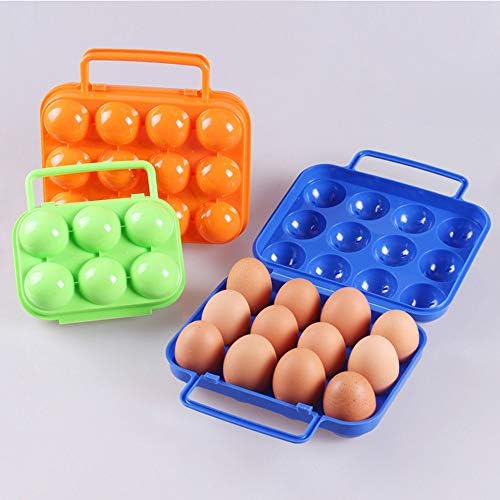 Posuda za jaja plastična jaja prijenosni držač kućišta sklopivi 6 kutija za skladištenje kuhinja,trpezarija i organizator za šipke
