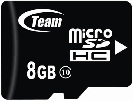 8GB Klasa 10 MicroSDHC tim velike brzine 20MB / Sec memorijska kartica. Blazing Fast kartica za Samsung I8000 Omnia II i897 Captivate