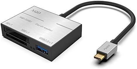 Plug and Play Aluminijumska legura SD XQD čitač kartica velike brzine Tip-C USB 3.0 Adapter USB Tip C Hub dodatni deo za Mac Pro za