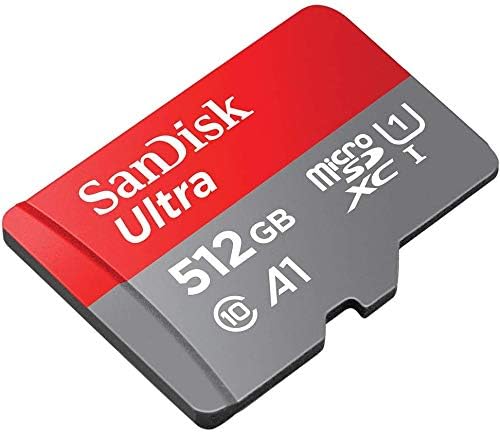 SanDisk Ultra MicroSD 512GB UHS-I memorijska kartica radi sa Motorola Telefon Moto G Pure, Moto E30, Moto G51 A1 paket sa svime osim