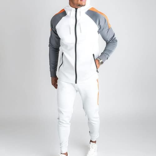 Muška sportska casual jakna i duks 2pc set Man Velvet patipnjak jogger trčanje pantalona za kaput s kaputom Activewear