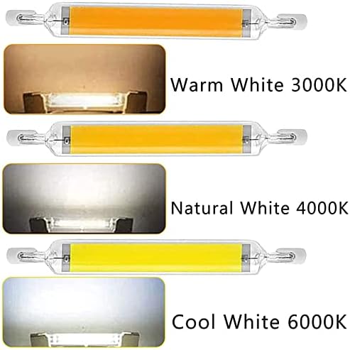 8 pakovanje 78MM R7S LED sijalica 100W ekvivalentne zamjenske halogene sijalice, 10w R7S T3 sijalica sa mogućnošću zatamnjivanja J