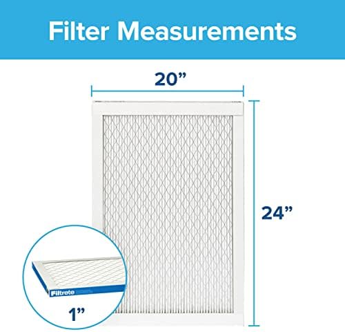 Filter za vazduh Filtrete 20x24x1, MPR 1900, MERV 13, Healthy Living Ultimate Allergen 3-mesečni plisirani 1-inčni filteri za vazduh,