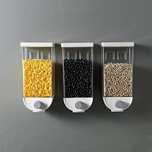 NC 1000/1500ml kuhinjska zidna kutija za skladištenje zrna zapečaćene limenke ručni dozator pirinča od žitarica