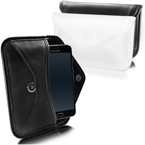 Boxwave Case kompatibilan sa Oppo Reno 4 Pro - Elite kožnom messenger torbicom, sintetički kožni poklopac za kovertu za kovertu za Oppo Reno 4 Pro - bjelokosti bijeli