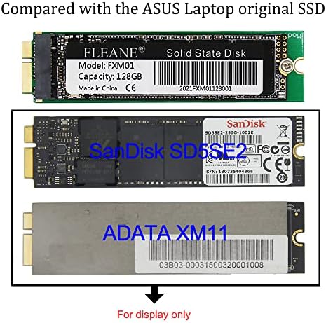 FleanE FXM01 1TB 1000GB SSD kompatibilan sa ASUS ZenBook UX21 UX31 Taichi21 Taichi31 zamijeni XM11 SD5SE2 SDSK5JK