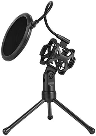 TWDYC mikrofonski Pop Filter držač Stick stoni stalak za stativ komplet protiv prskanja