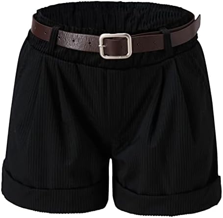 Žene Ležerne prilike pamučne kratke hlače Comfy elastični struk labavi fit boho kratke hlače Čvrsta boja s džepovima