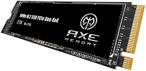 AX memorija Elite Interni SSD 2TB Gen4 PCIe NVME M.2 2280 SSD pogon - Pročitajte do 7.200MB / S Pišite, do 6,850MB / S DDR4 sa 2GB