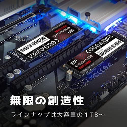 Silikonska snaga 1TB UD90 NVME 4.0 Gen4 PCIe M.2 SSD R / W do 5.000 / 4.800 MB / S