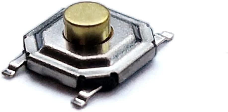 Heimp industrijski prekidači 12V 5.2 * 5.2 * 1.7 mm 12v 0,5 A 4-pinski SMT prekidač sa dugmetom metalni taktilni Mikrotaktni prekidač