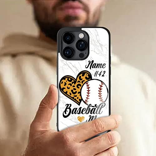 Eomnniofoy Custom Baseball Mam Telefonske kutije za Samsung Galaxy Note8 Note9 Note10 Note20 Ultra Plus Z Filp3 4 | iPhone Moto pixel,