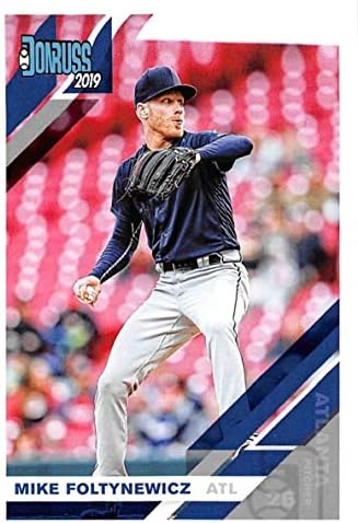 2019 Donruss # 135 Mike Foltynewicz Atlanta Braves Baseball Card