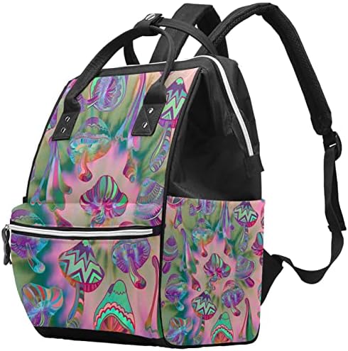 PUTINSKIAK PASSPACK, TORBICE PANASA, ruksačka torba za pelene, psihički gljive ružičasta zelena boja