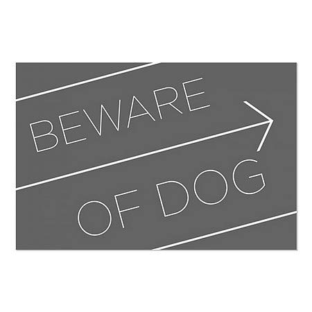 CGsignLab | Čuvajte se prozori za pse-bazični crni Cling | 30 x20