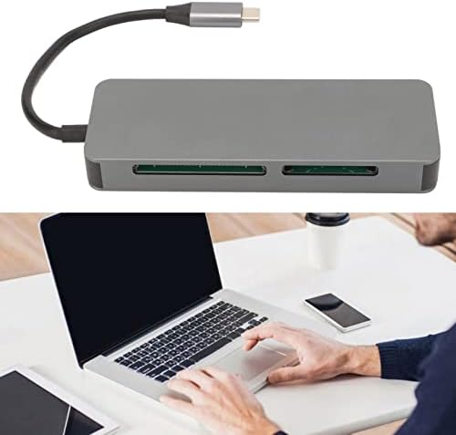 USB C Hub, 8 u 1 USB C razdjelnik, USB C do 2 USB3. 0 XQD MS CF memorijska kartica čitač memorijskih kartica USB C Multiport Adapter,
