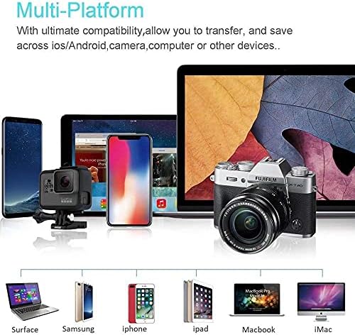 BoxWave Smart Gadget kompatibilan sa ASUS Chromebook Flip-Allreader čitač SD kartica, čitač microSD kartica SD kompaktni USB za ASUS