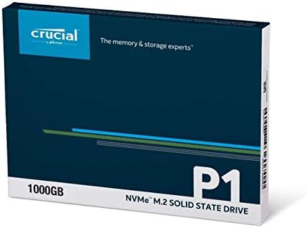 Krucial P1 1TB 3D NAND NVME PCIe Interni SSD, do 2000MB / S - CT1000P1SSD8