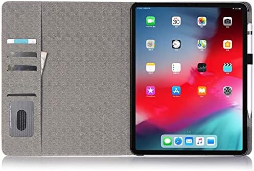 iPad Pro 12.9 Slučaj 6. generacije 2022, Techcode Designer Book Folio Stand Case sa slotovima Kartice Nosač penala za zatvaranje magnetskog