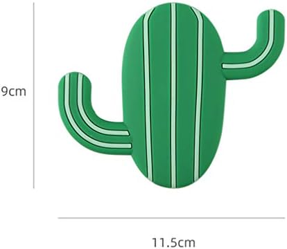 Doitool 2pcs Kaktus zidni kukic ukrasni zidni nosač nosača za nosače viseći vješalica za kaput, šal, torba, ručnik, ključ, kapa, šolja,