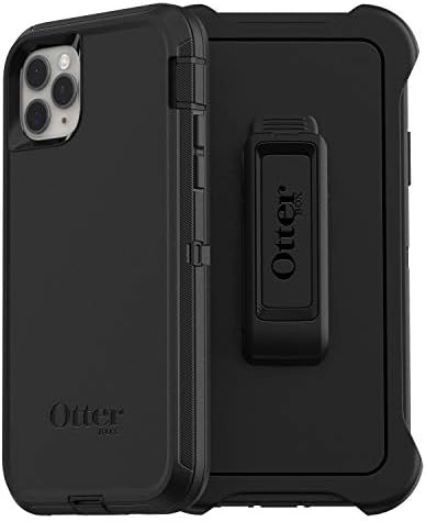 OtterBox iPhone 11 Pro Max Defender serije Case - Jednokrevetni brodovi u poliight-u, idealan za poslovne kupce - crna, robusna i