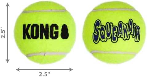 Kong Cozie Marvin Lose i 3 SqueakAir loptice - zabavne, interaktivne igračke za pse - Kuglice za dohvaćanje i meko, čvrsta igračka za unutrašnju predstavu - za srednje pse