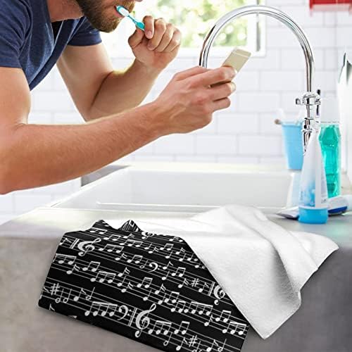 Glazbene note i klip lim za ručnik premium ručnika za pranje krpe za pranje za hotelske banje i kupatilo