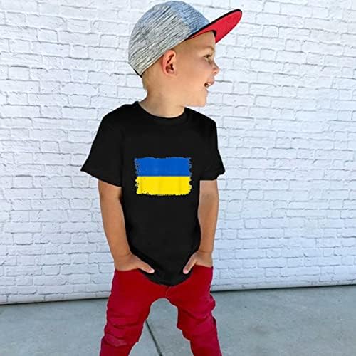 Neonska odjeća za dječake Toddler Baby Kids Boy Girls podržavaju Ukrajinu I štand sa ukrajinskim ukrajinskim zastavom T velik