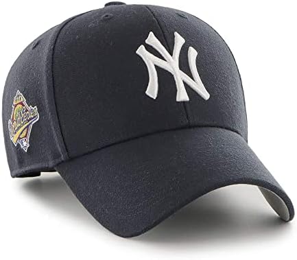 47 Njujork Yankees Siguran je snimljen MVP snapback hat bejzbol kapa - Navy / 1996 Svjetska serija
