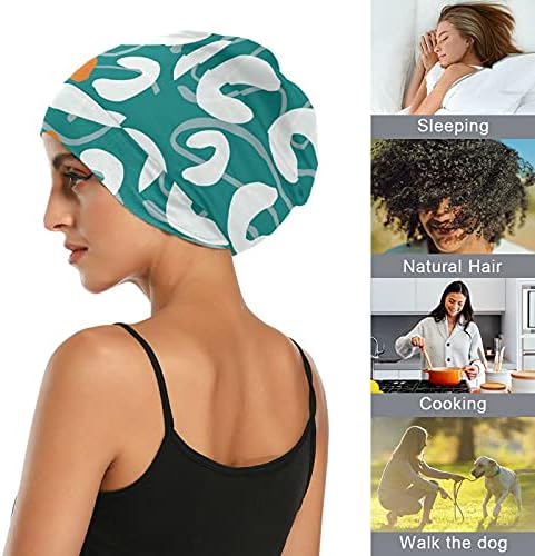Kapa s lubanjem za spavanje Radni šešir BONNET ljetničar za žene prugasti patchwork plairan geometrijski spavanje kapu za kosu noćna
