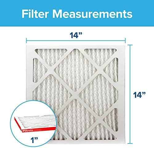 Filtrete 20x20x1, Filter za vazduh iz peći AC, MPR 1200, smanjenje mirisa za odbranu od alergena, 2 pakovanja & 14x14x1, Filter za