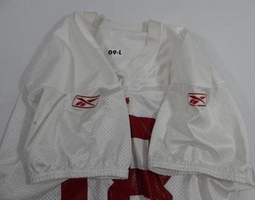 2009 San Francisco 49ers Michael Spurlock # 18 Igra Polovni dres bijele prakse 45 - Neintred NFL igra rabljeni dresovi