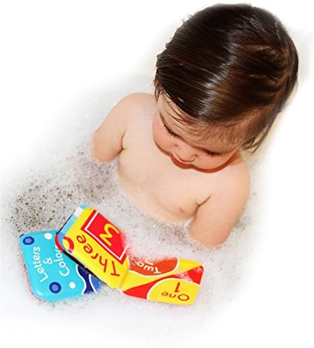 Plutajuće Knjige za kupanje beba Set od 4-knjige za kupanje za bebe, dojenčad-vodootporne igračke za kupanje bez plijesni za učenje
