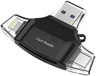 BoxWave Smart Gadget kompatibilan sa Lenovo Legion 5-Allreader čitač SD kartica, čitač microSD kartica SD kompaktni USB-Jet Crni