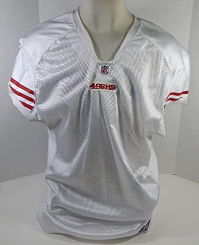 2009 San Francisco 49ers Blank Igra izdana Bijeli dres Reebok 50 DP24086 - Neincign NFL igra Rabljeni dresovi