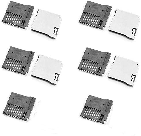 QMseller 10 kom sa oprugom Push/Push Micro SD Transflash Slot za utičnicu za memorijsku karticu