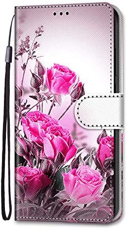 SNCLET za Samsung Galaxy A23 futrola za telefon Folio dizajn cvijeća zaštitna futrola PU kožna Navlaka za novčanik Flip Case sa držačem