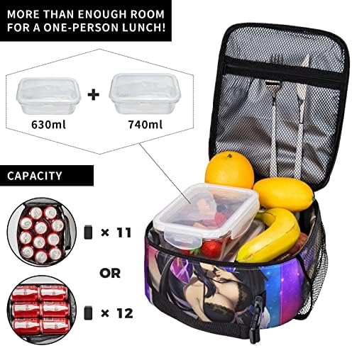 Srednjoškolska dxd torba za ručak 3d Anime toplotna izolovana kutija za ručak za višekratnu upotrebu termo torba za ručak prenosne