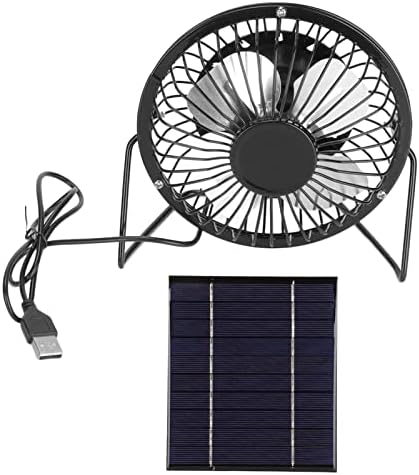 Mini ventilator sa solarnim panelom, 2.5 W 5V prenosivi ventilator za solarne panele visoke efikasnosti prenosa sa Usb interfejsom