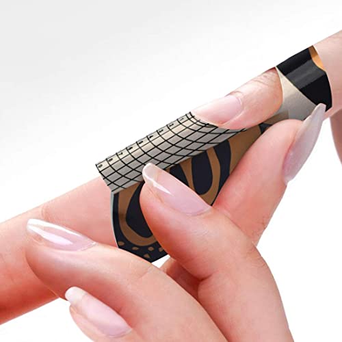 300kom Pro Butterfly Square Tips oblici oblika noktiju za C Curve akril UV Gel Nails Builder proširenje noktiju Nail Art vodič za