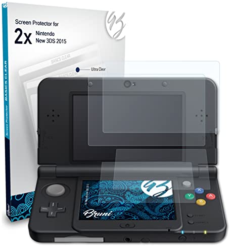 Bruni zaštitnik ekrana kompatibilan sa Nintendo Novom 3DS 2015 zaštitnom folijom, kristalno čistom zaštitnom folijom