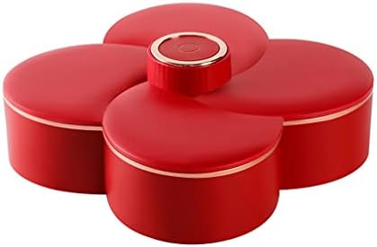 BHVXW rotirajuća kutija za slatkiše u obliku latica kutija za grickalice kutija za orahe cvjetna ploča kutija za čuvanje hrane sa