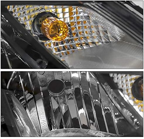 ZMAUTOPARTS zamjena farovi farovi crna sa 6 plava LED DRL svjetla za -2018 Chevy Cruze