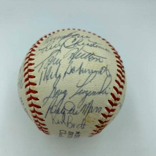 Mike Schmidt Rookie Season 1973 Philadelphia Phillies Team potpisao bejzbol JSA - AUTOGREMENE BASEBALLS