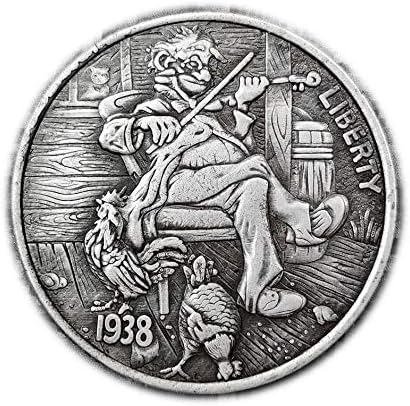 Reljefni 1938., Slotcent Creative American 骷髅 Coin Micro kolekcija 194Coin Kolekcionarska kovanica