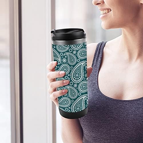 Paisley dizajn putne šalice za kafu sa izoliranim čašama od nehrđajućeg čelika dvostruka voda